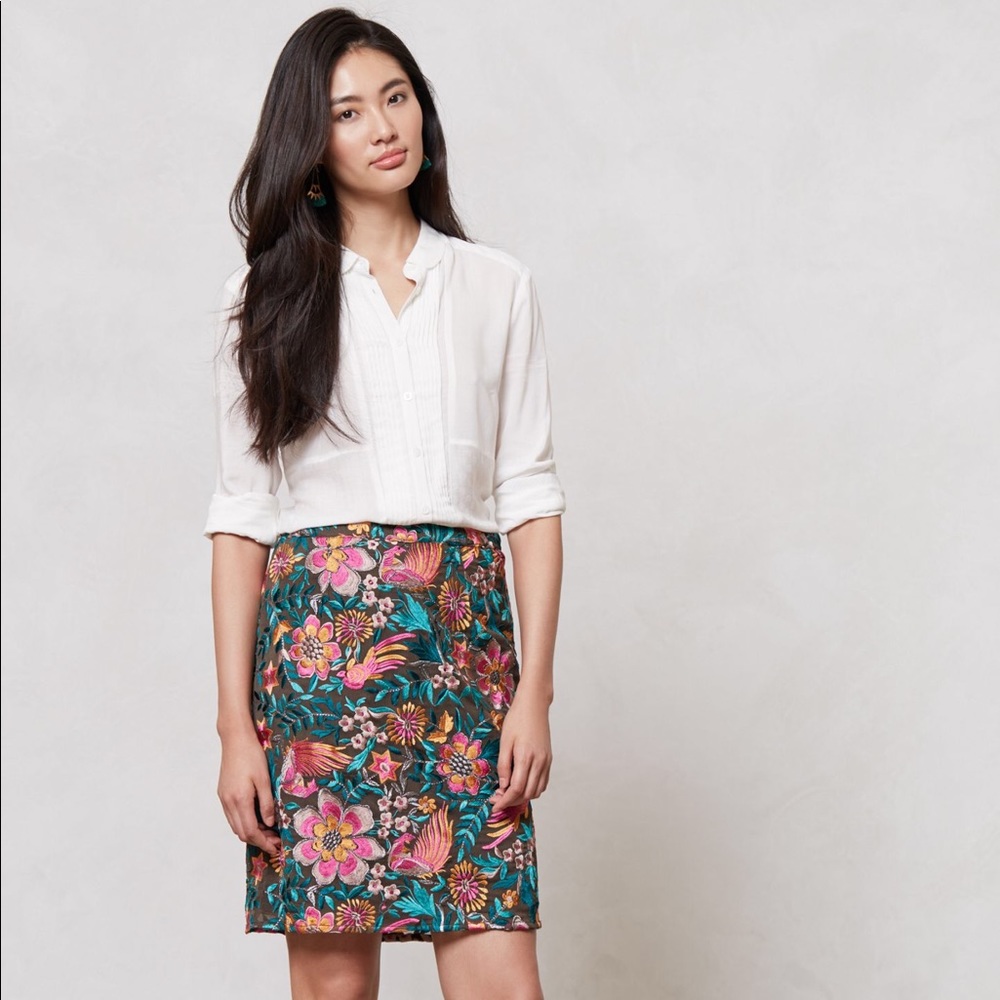 Anthropologie - Yoana Baraschi Fiore skirt - sz 0